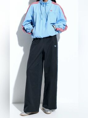adidas original x Asos Navy Wide Leg Track Pants